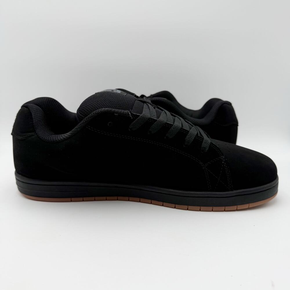 DC Mens Gaveler Low Top Skate Shoes Size 12.5 Black Casual Sneaker NWOB - Picture 4 of 12